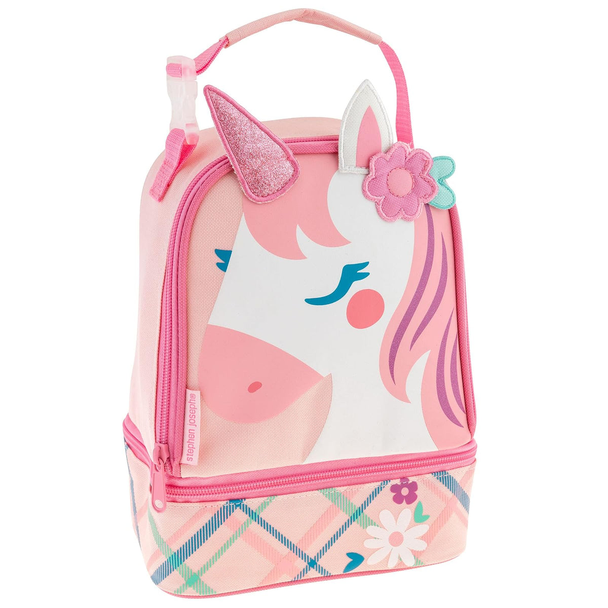 Stephen Joseph, Lunch Pal, lonchera para volver a la escuela, lonchera para niños, lonchera aislada, talla única, unicornio