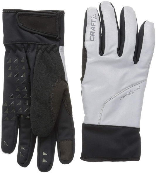Craft Siberian Glow - Guantes de Ciclismo Unisex Reflectantes (Impermeables)