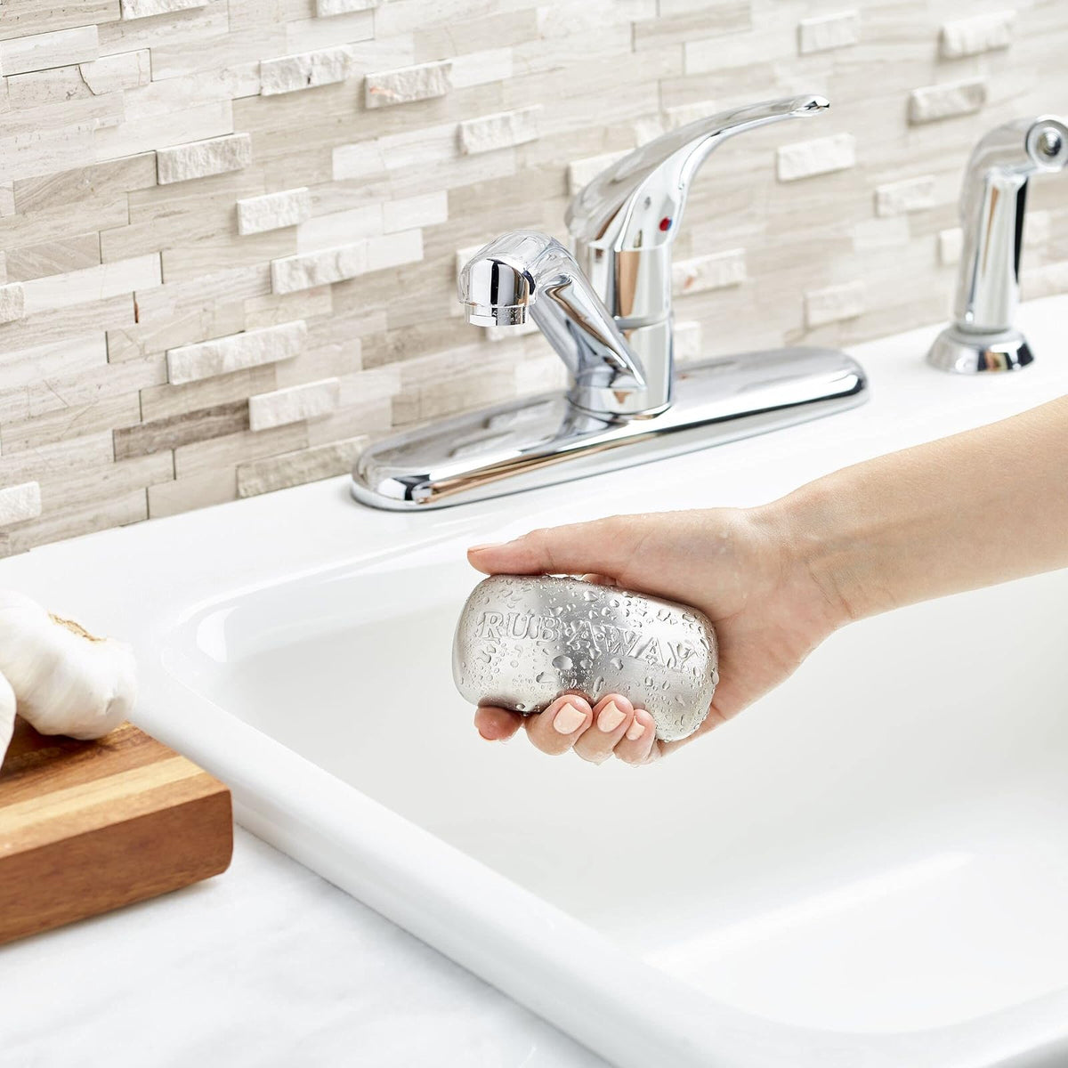 Amco 8402 Rub-a-Way Bar Stainless Steel Odor Absorber