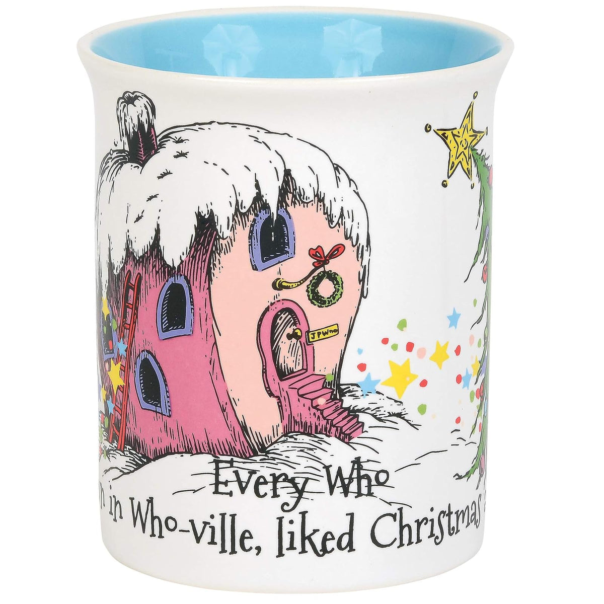 Department 56 The Grinch Cindy Lou Who - Taza de café, 473 ml, multicolor, 6011014