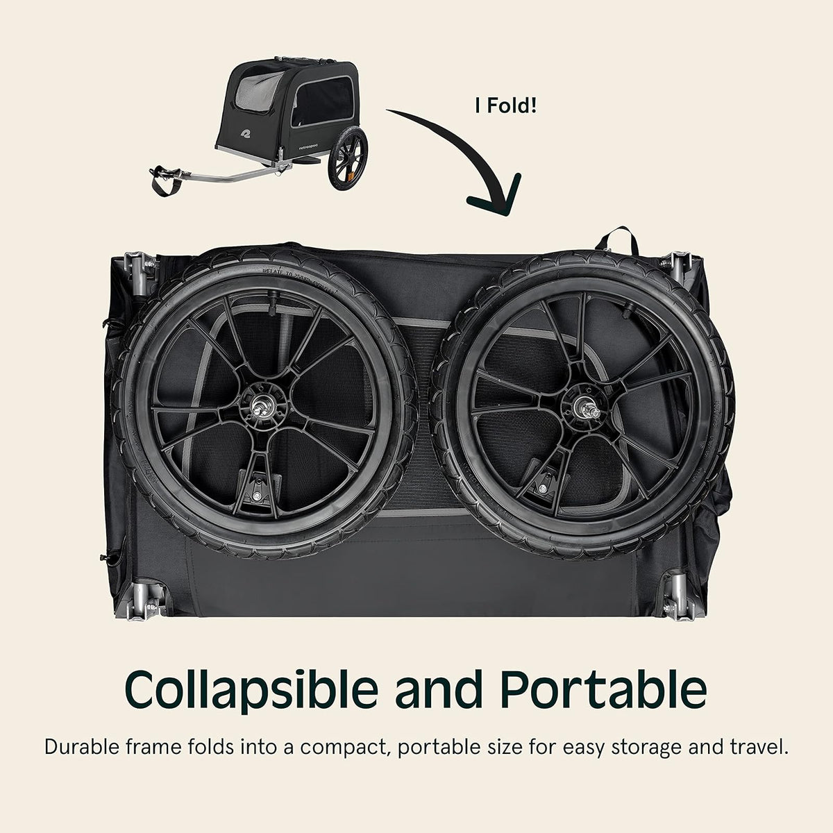 Retrospec Rover Waggin Pet Bike Trailer