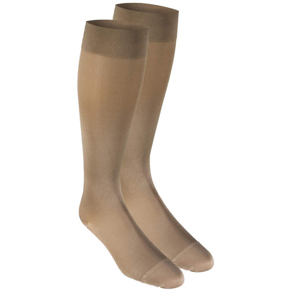 Truform Women's Compression Stockings, 20-30 Mmhg, Knee High Length, Closed Toe, Opaque Beige, Pack of 1