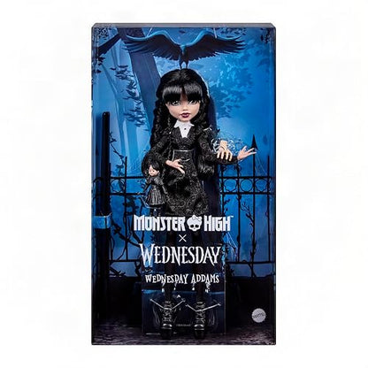 Monster High Skullector Muñeca de Colección Wednesday Merlina Adams 6Y+
