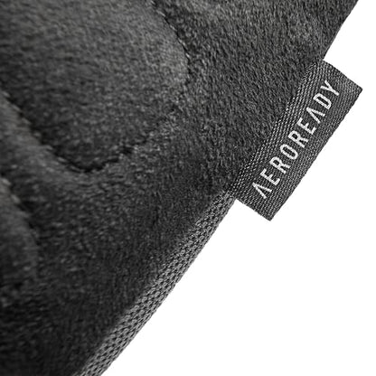 Adidas Guantes Esenciales Ajustables sin Dedos para Hombres y Mujeres, Guantes Acolchados para Levantamiento de Pesas, Correas de muñeca Ajustables para Ajuste Seguro