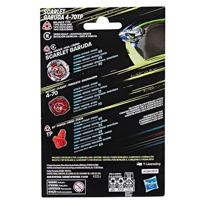 Beyblade X Trompo Scarlet Garuda 4-70TP Metal Fundido Rojo