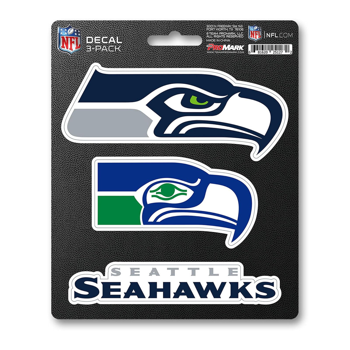 NFL Team Decal - Pack de 3, Verde