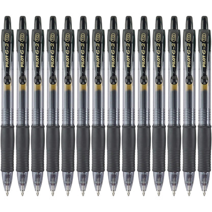 Pilot G2 Premium Bolígrafos De Gel 1.0 Mm | Negro, puntas negras, 14, paquete de 1