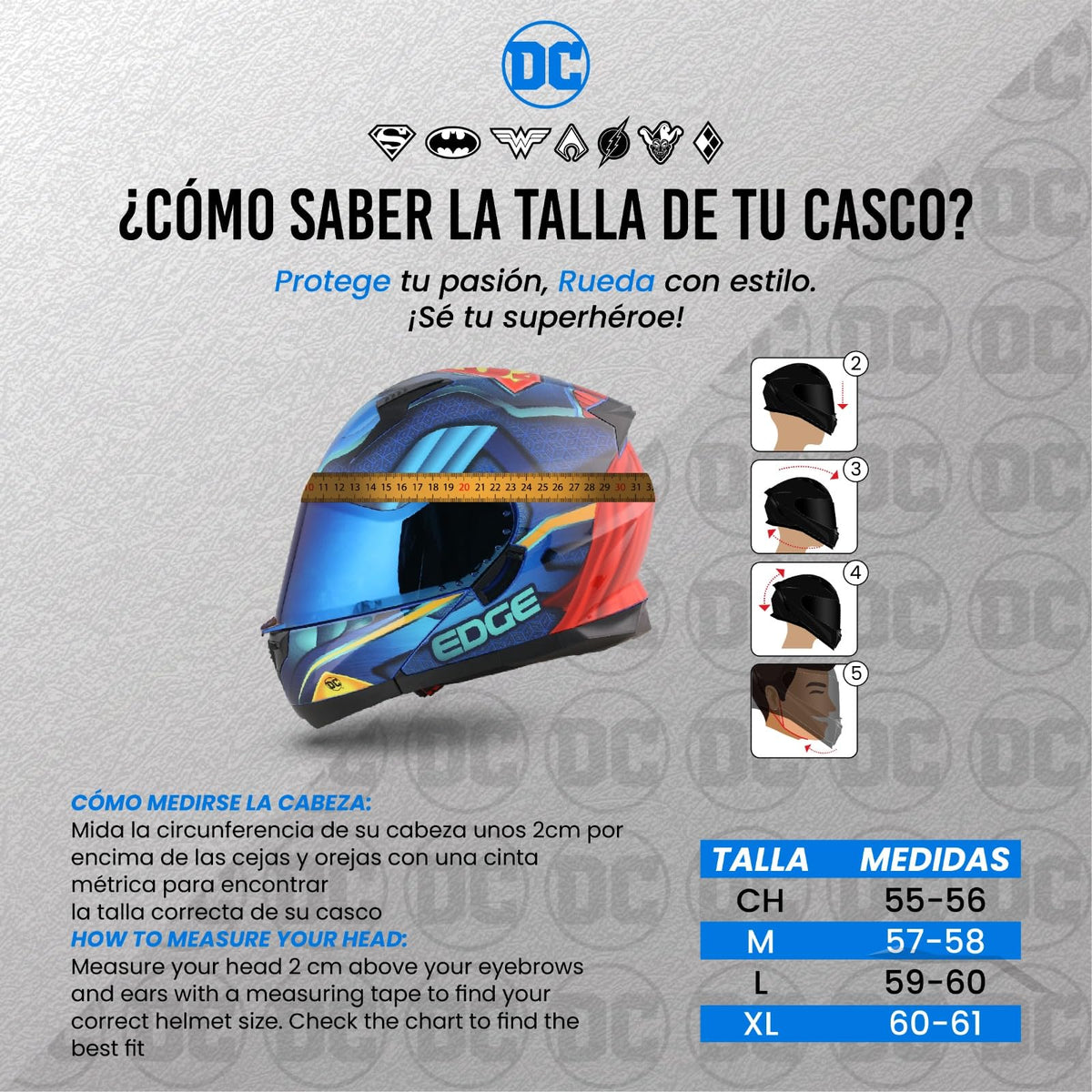 Edge Casco Modular Joker 2.0 M Dot Visor Antiniebla Certificado