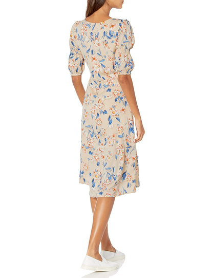 BCBGeneration Spring Floral Smock Dress Vestido Casual Mujer