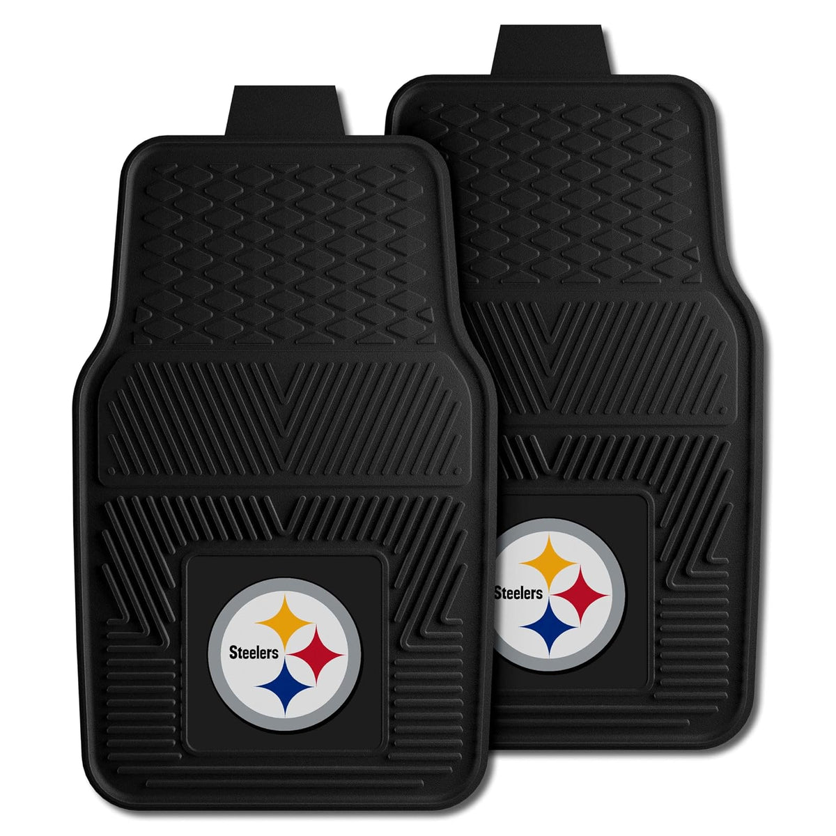 Fanmats NFL Pittsburgh Steelers Vinyl Heavy Duty Car Mat