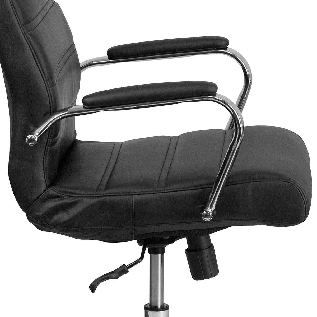 Flash Furniture High Back Office Chair | High Back LeatherSoft Executive Office Swivel Chair with Wheels