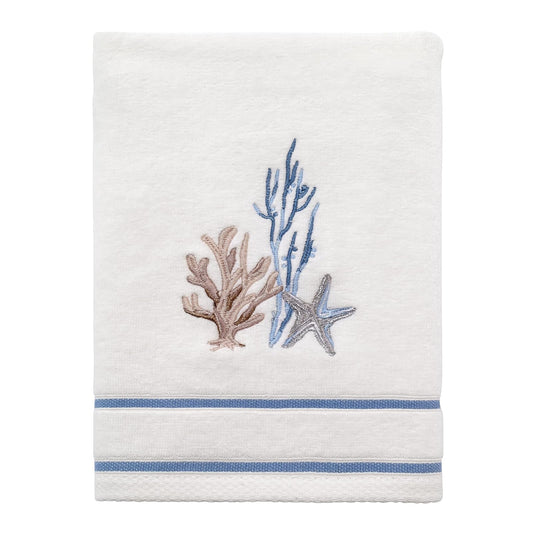 Avanti Linens - Toalla de Mano, Toalla de algodón Suave y Absorbente (colección Abstracta Costera)