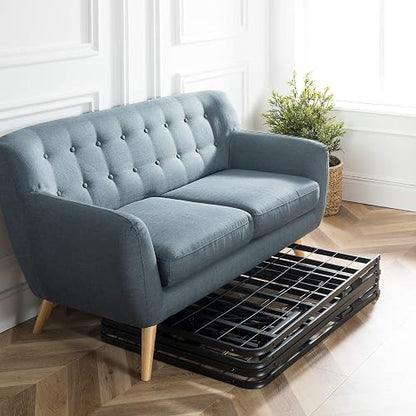 Zinus Smartbase | Base para Cama King con Borde Curvo y Patas de Acero Antiderrapantes para Mayor Estabilidad y Alta Resistencia en Caja | Garantía de 5 años