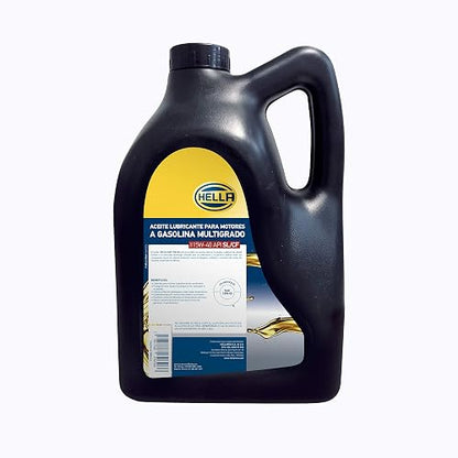 Hella Aceite para Motor a Gasolina 15W40, Garrafa de 3.78 L