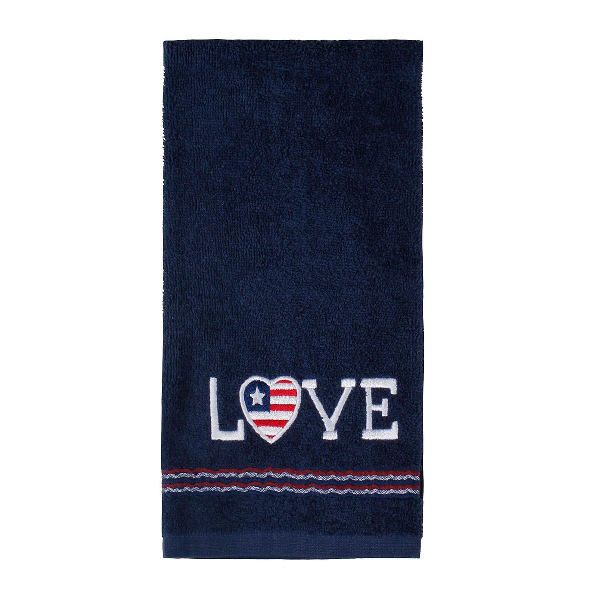 SKL Home Love Toalla de Mano, Azul Marino