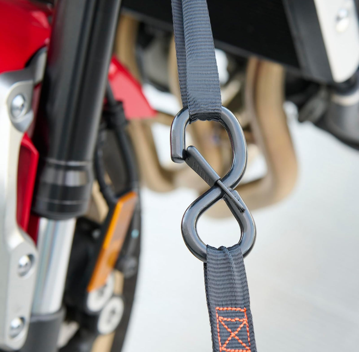 Keeper Kit de Correas de Amarre de carraca, Paquete de 4 – 1 Pulgada Correas de Carga Resistentes de 15 pies para Motocicleta, ATV, UTV y Movimiento – 1800 Libras de Resistencia a la Rotura – Incluye