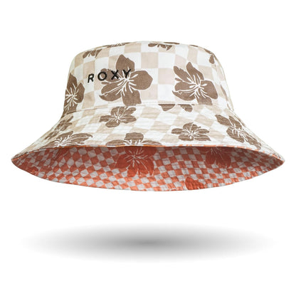 Roxy Jasmine Paradise Reversible Bucket Sombrero de Copa Baja Mujer