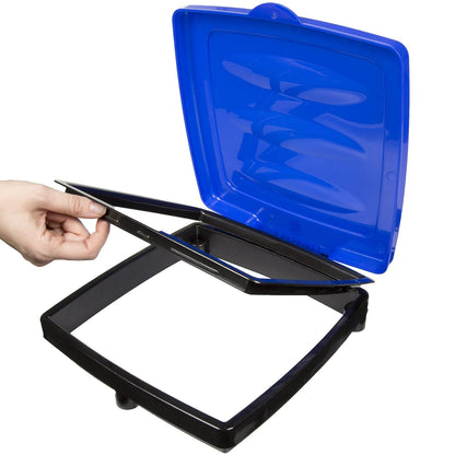 Wakeman Outdoors - Soporte para bolsas de basura, color verde, Azul, 1