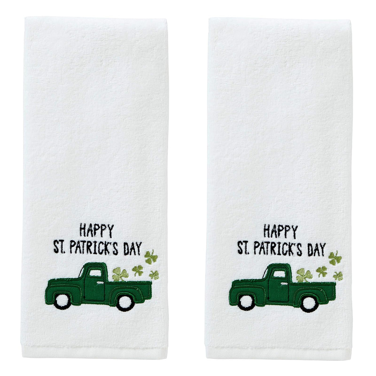 SKL HOME by Saturday Knight Ltd. St Patrick's Day - Toalla de Mano, 16 x 25, Color Blanco