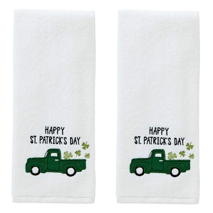 SKL HOME by Saturday Knight Ltd. St Patrick's Day - Toalla de Mano, 16 x 25, Color Blanco