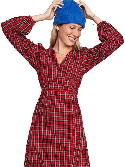 Old Navy 526927-000S Vestido, Mujer, Rojo, Chico