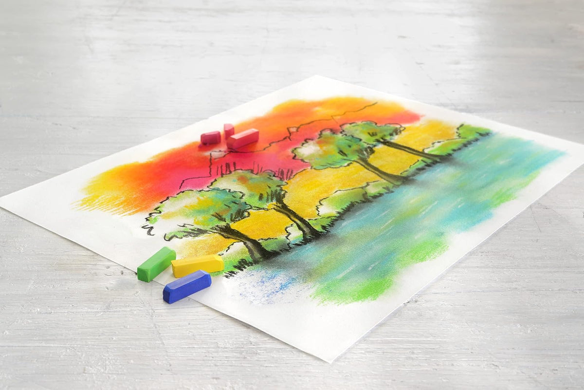 Faber-Castel FC128224 Creative Studio - Crayones Pastel (24 Unidades), Varios Colores