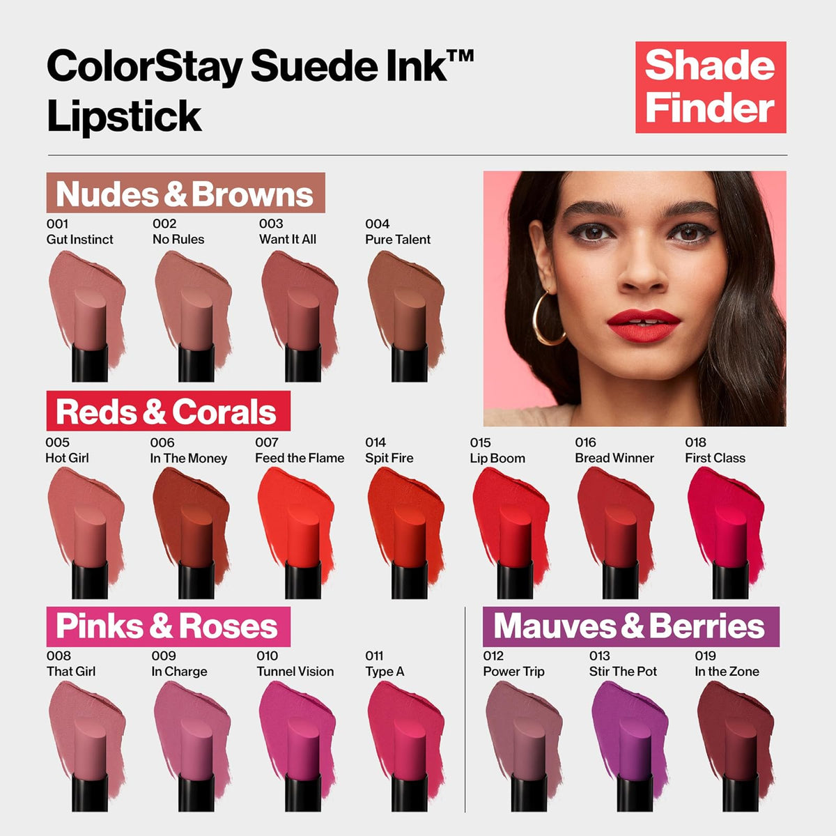 Revlon ColorStay Suede Ink Lipstick HOT GIRL