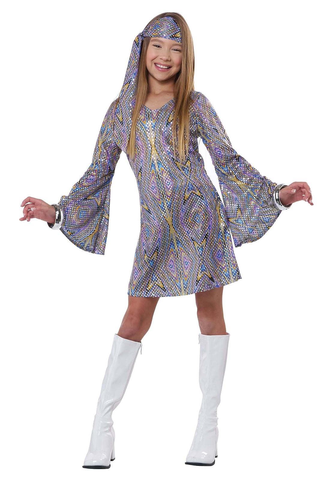 California Costumes - Disfraz de discoteca, un color, 10-12
