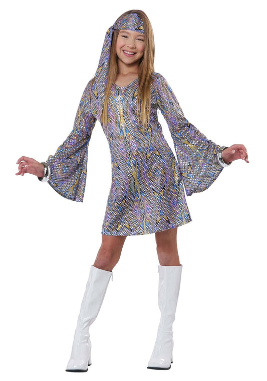 California Costumes - Disfraz de discoteca, un color, 10-12