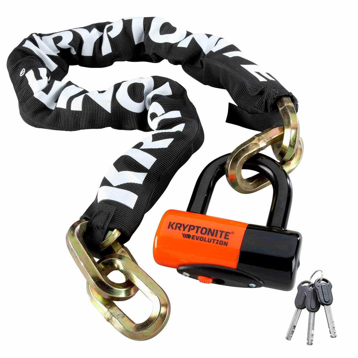 Kryptonite New York Chain with EV Series 4 Disc Lock