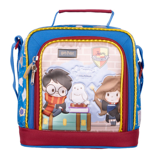 Ruz Lonchera Infantil | Harry Potter | 100% Poliéster Capacidad 3 Litros | Lonchera Escolar para niños y niñas con Compartimento Principal Amplio y Práctico Cierre de Cremallera