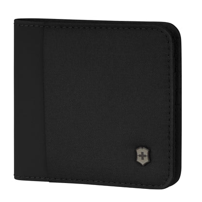 Victorinox Travel Essentials Billetera Doble Pliegue, Negra | Protección RFID