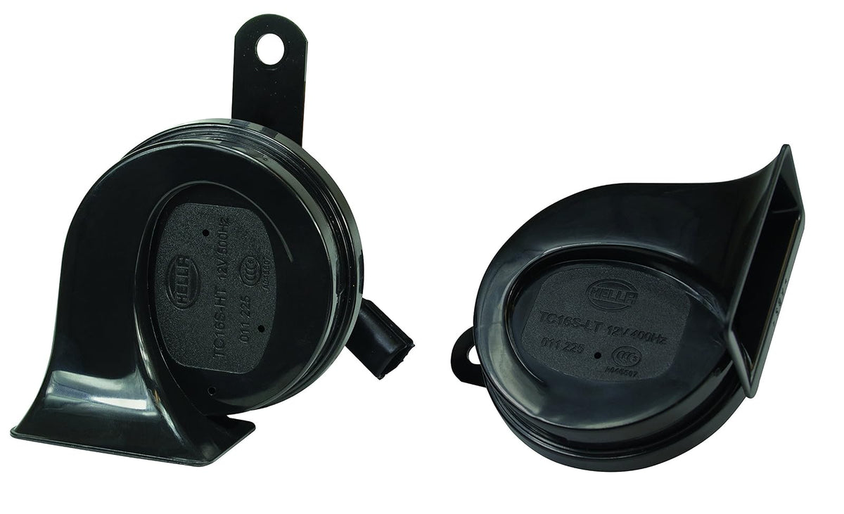 HELLA Claxon Bocina de Caracol para Auto, Motocicleta y Camión - Negro - - HONDA