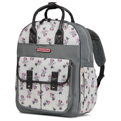 Disney Mochila para Pañales con Cambiador, 16 Pulgadas, Personajes Clásicos - Minnie Mouse I