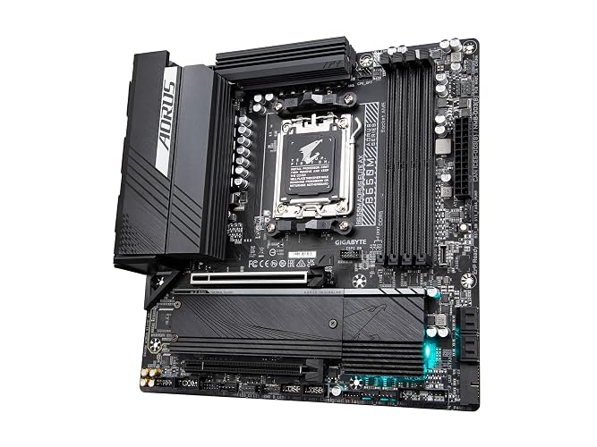 GIGABYTE B650M AORUS Elite AX (AM5/ LGA 1718/ AMD B650/ Micro-ATX/DDR5/ 2* M.2/ PCIe 5.0/ USB 3.2 Gen2X2 Type-C/Intel 2.5GbE LAN/Q-Flash Plus/EZ-Latch/Placa Base para Juegos)