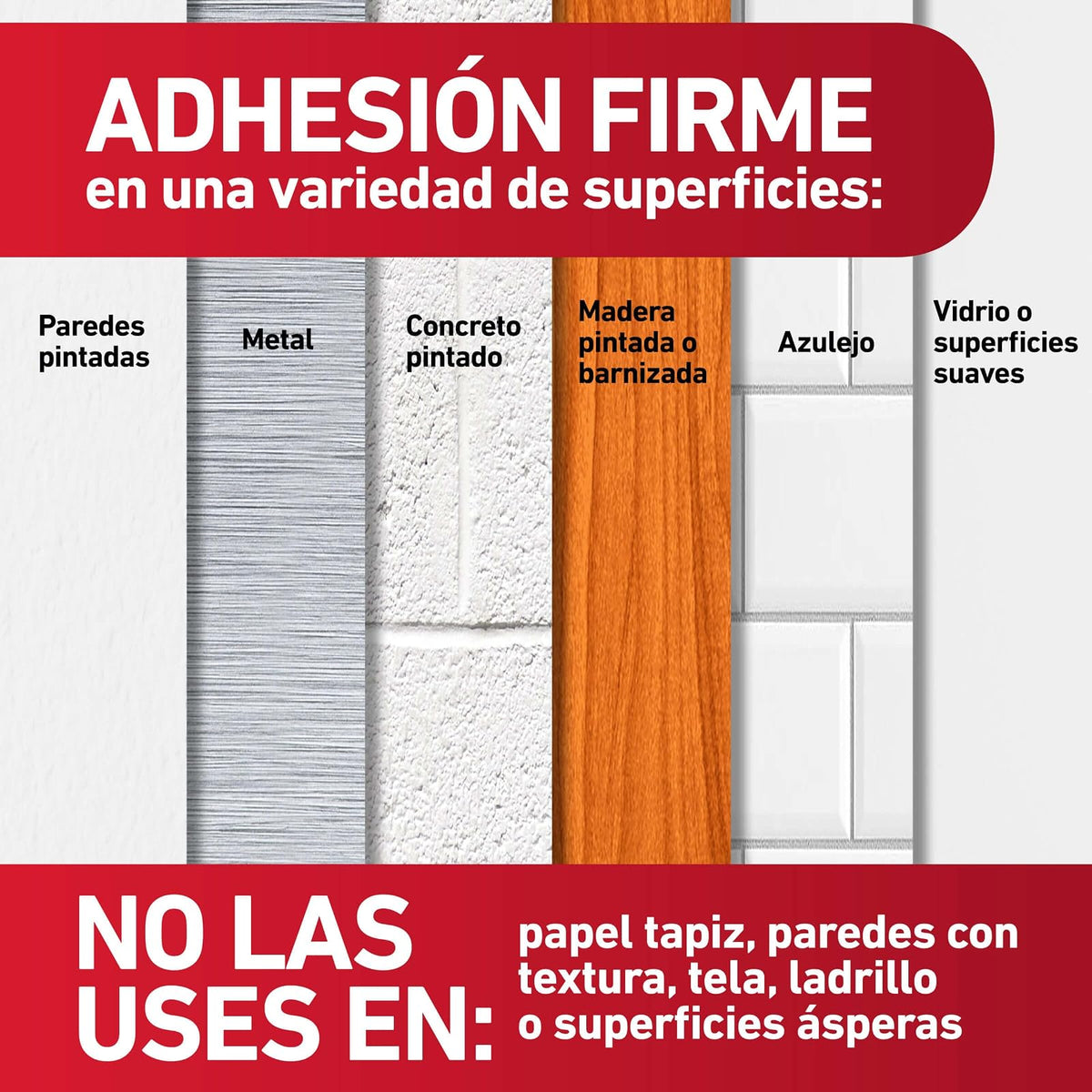 COMMAND 3M Gancho Adhesivo Removible de Metal Mediano Transparente 2 piezas | Soporta hasta 1.3 kg, Organiza interiores sin dañar superficies, No requiere herramientas, Fácil de instalar, Fijación segura
