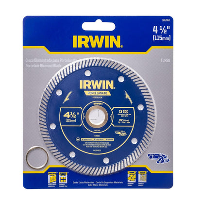 IRWIN Disco de diamante turbo para Porcelanato 4-1/2" (IW57450)