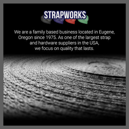 Strapworks - Diapositiva de plástico de Boca Ancha Tri-Glide para Correas de Bolsa, eslingas de Rifle, Collares de Perro - 3/4 Pulgadas