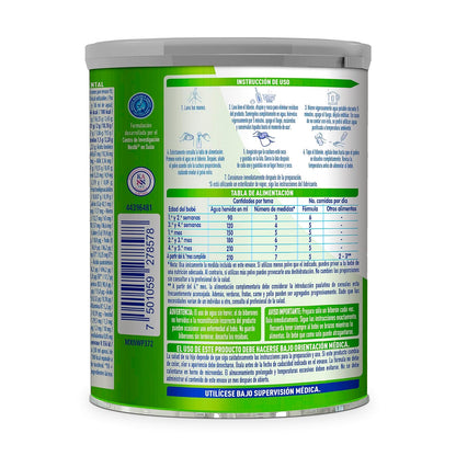 NAN Expert Pro Prebio AE Fórmula para Lactantes a Partir del Nacimiento, de 0 a 6 meses, con Prebióticos y DHA-ARA Lata 400 g