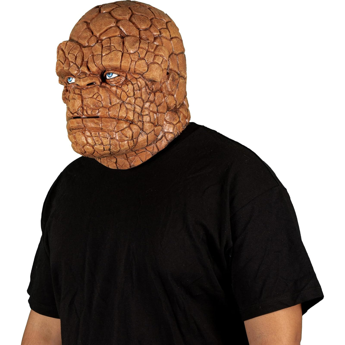 REV Máscara Latex La Mole – Licencia Oficial Marvel - Disney, Diseño Clasico Super Heroe Los 4 Fantasticos Ideal para Halloween, Cosplay o Colección – Máscara Completa para Adulto