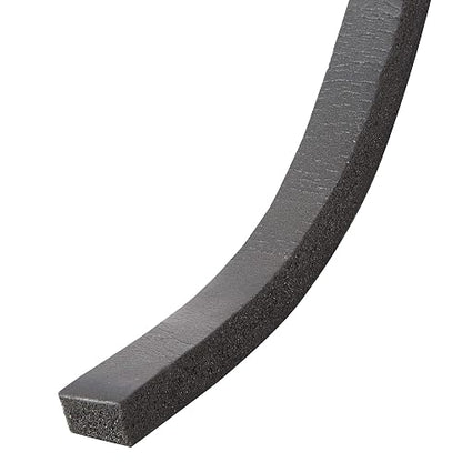 Frost King R338H Cinta de espuma de caucho esponjosa 3/16 pulgadas, color negro, 1-1/4"W, 5/16"T, Negro