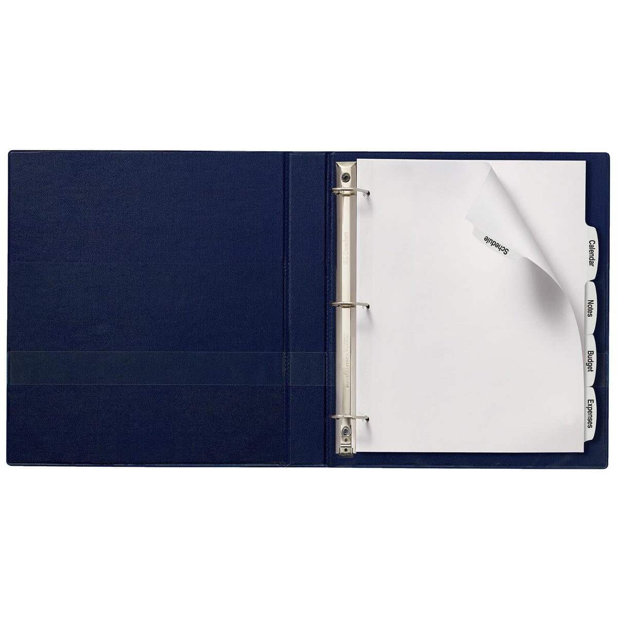 Avery Big Tab - Separadores de etiquetas blancas imprimibles con Easy Peel, 5 pestañas, 20 juegos (14434)