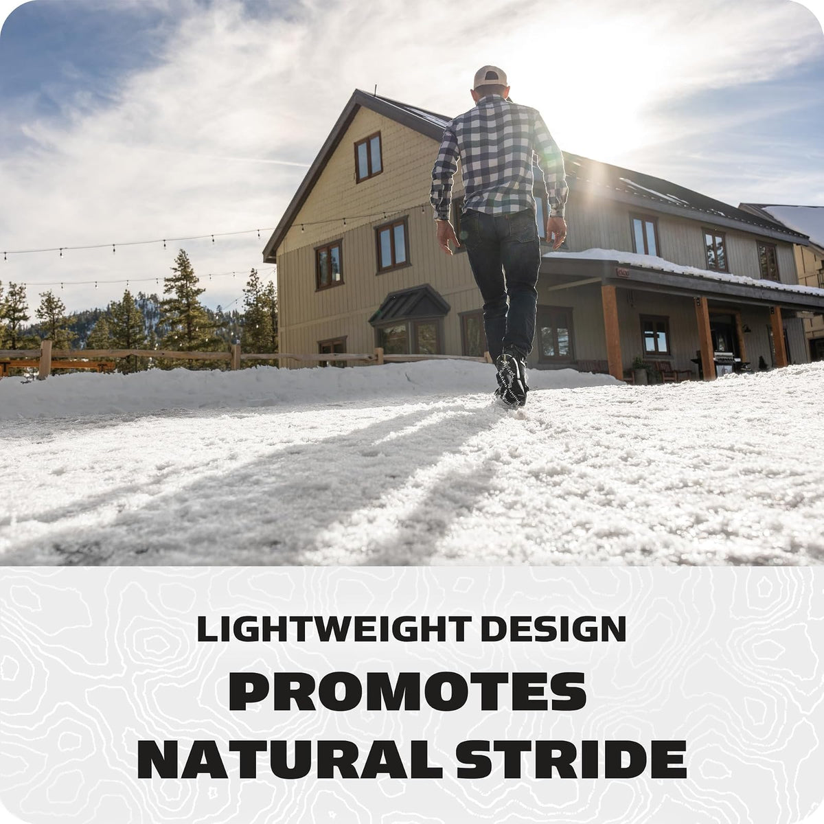 Yaktrax Tacos Pro Traction para Caminar, Trotar o Senderismo en Nieve y Hielo
