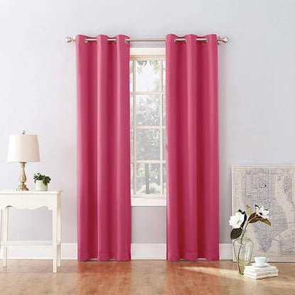 Un Zero Riley - Cortina con Ojales, Rosado, 40" x 84", 1