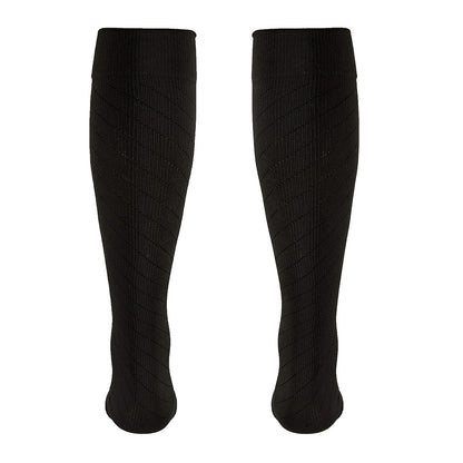 Truform Travel Compression Socks For Men And Women, 15-20 Knee High Over Calf Length Brown, Pack of 1
