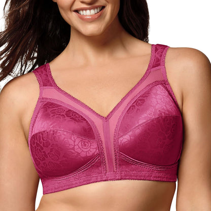 Playtex Brasier 18 Hour Sin Varillas Cobertura Completa - 40C - Basic Signature Berry