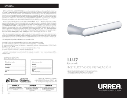Urrea R LU.17 Portarrollo, Cassia
