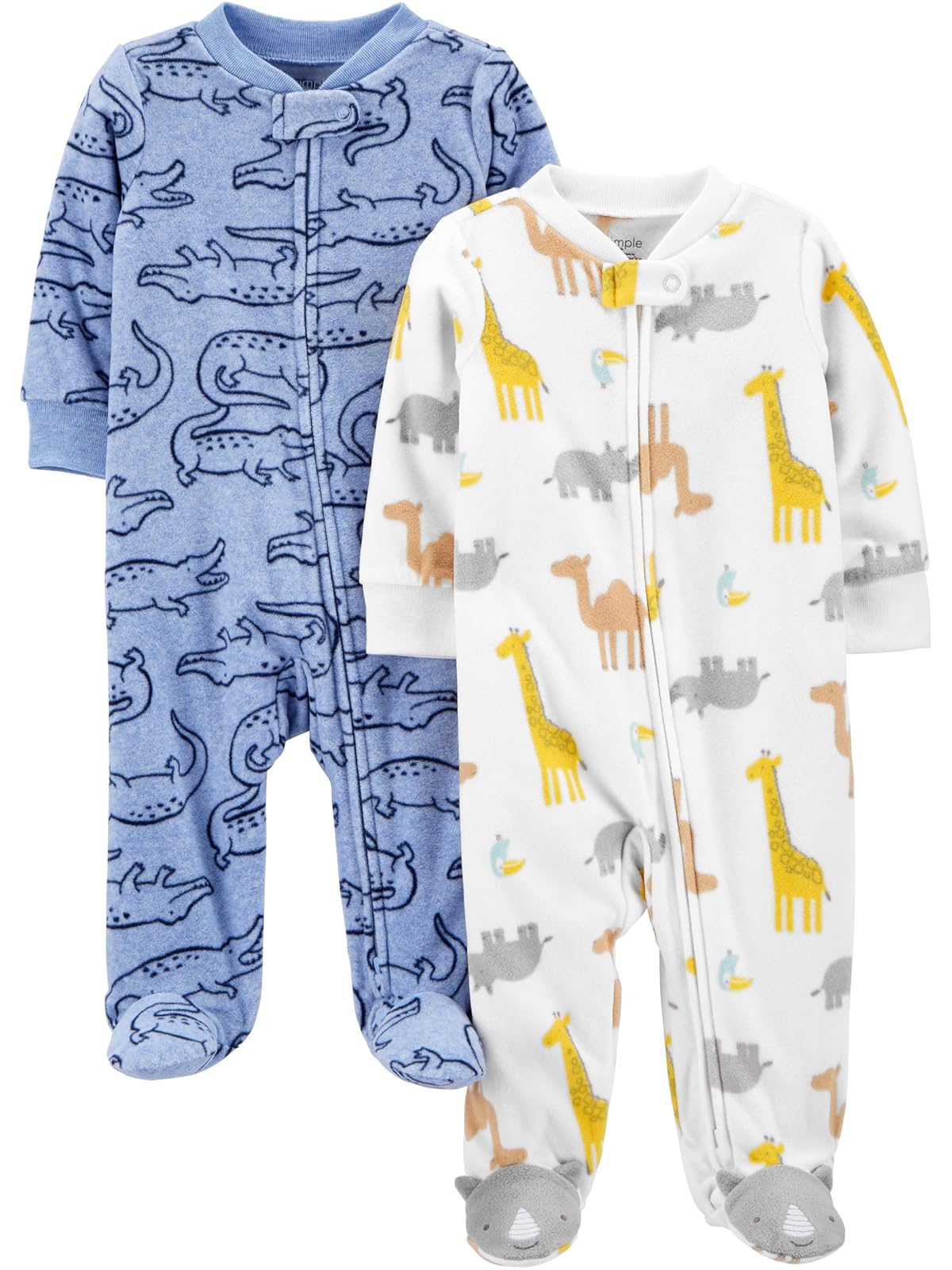 Simple Joys by Carter's 2-Pack Fleece Footed Sleep and Play (Infant) Conjuntos de sueño y accesoriosbebés niños