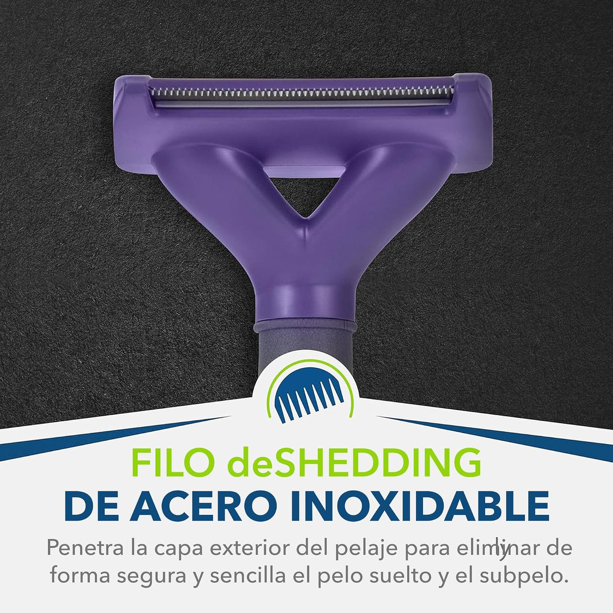 Furminator Long Hair deShedding Tool for Large Cats, Standard