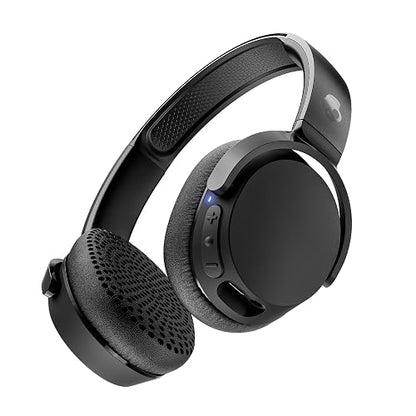 Audífonos Skullcandy Riff 2 On-Ear Inalámbricos, 34 Horas de Batería, Micrófono, Compatibles con iPhone, Android y Dispositivos Bluetooth, Negro